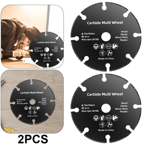 Ruedas Cortadas 76MM/2 99 Pulgadas Cuchillas Corte para Muela Abrasiva Lijado Amoladora Angular