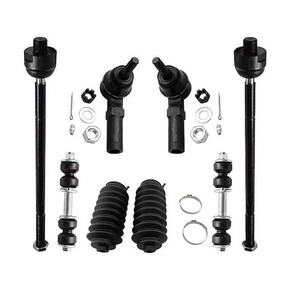 Front Sway Bar Link and Tie Rod End Kit - Compatible with 2001 - 2003 Oldsmobile Aurora Base 2002