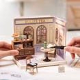 thumbnail image 3 of Rolife Mini Dollhouse Super Creator Plastic Building Set Toys Playset Gifts for Teens Adults, Honey Tea Lounge, 3 of 6