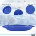 thumbnail image 2 of Superio Round Snow Saucer Sled Blue 24" (2 Pack), 2 of 5