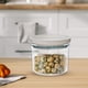 thumbnail image 1 of Tarro de almacenamiento con tapas para almacenamiento de alimentos, organización y enlatado de nueces de café, recipiente de almacenamiento blanco con azul 250ML perfecl tarro de almacenamiento, 1 of 8
