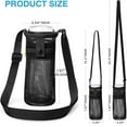 thumbnail image 5 of Water Bottle Bag with Strap, Mesh Water Bottle Holder Crossbody Water Bottle Sling Bag Adjustable Strap, Lightweight Water Bottle Carrier for Walking Sports Hiking Camping, 1 pcs, 5 of 6