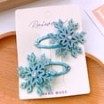 thumbnail image 5 of 8PCS Snowflake Hair Clips, Blue White Christmas Hair Accessories for Women, Xmas Festive Snowflake Hairpins Holiday Hair Accessory Party Gifts, 5 of 9