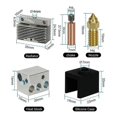 thumbnail image 2 of For Neptune 4/4Pro Hotend+0.4mm Nozzle Kit 24V 40W Heating Rod for Neptune4/4Pro, 2 of 5