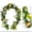 Green-63in, variant on Hvmvliv Easter Garland Large Easter Egg Garland, Easter Garland Spring Door Decor, Hand-Woven Rattan Back & Sequin Eggs, 72.8 Inch Diameter, for Front Door, Table Centerpiece Green