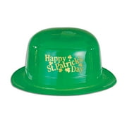 Plastic Happy St Patrick's Day Derby - 48 Pack