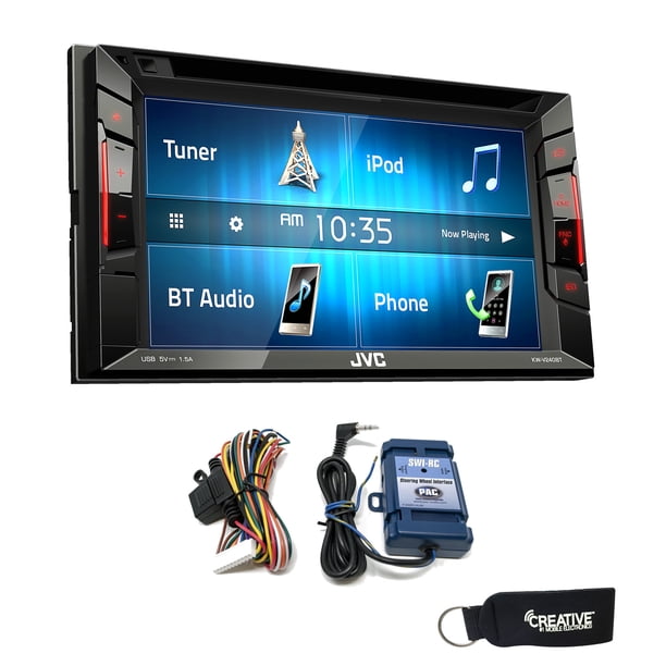 JVC KWV240BT BT/DVD/CD/USB Receiver with 6.2inch Touch Panel