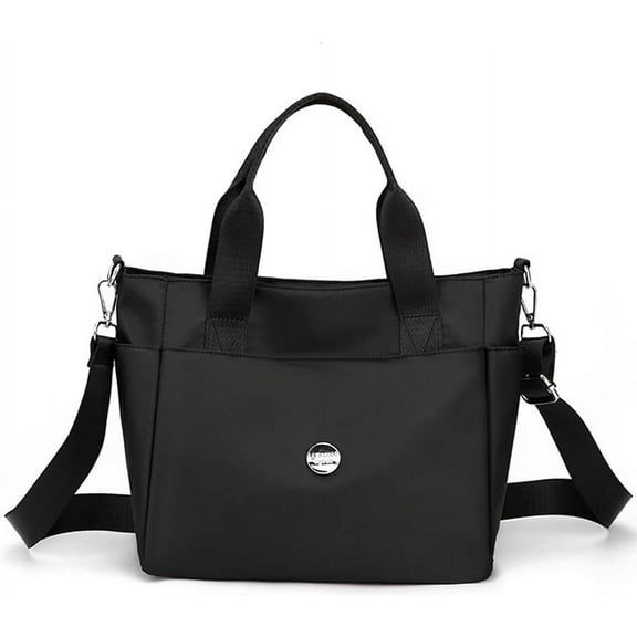 Nylon Tote Bag for Women Waterproof Cross Body Handbags Purses with Zipper Pocket Shoulder Bag Ladies Casual Satchel