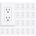 thumbnail image 1 of Receptáculo de pared ThUnderway Decorator, 15 A, blanco (paquete de 20), 1 of 7