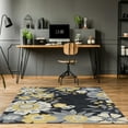 thumbnail image 6 of Trio Wildflower Grey Area Rug 8x10 Transitional Contemporary Design, 6 of 6