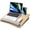 Light Brown Woodgrain-Medium, variant on Laptop Lap Desk - Portable With Pillow Cushion Fits Up To 15.6 Inch Anti-slip Strip & Storage Function For Home Office Students Use As Computer Stand Marble
