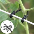 thumbnail image 1 of Flmtop 100 Pcs Attaches de Vigne Portables Réutilisables Fiables Pinces de Suspension pour Plantes, 1 of 9