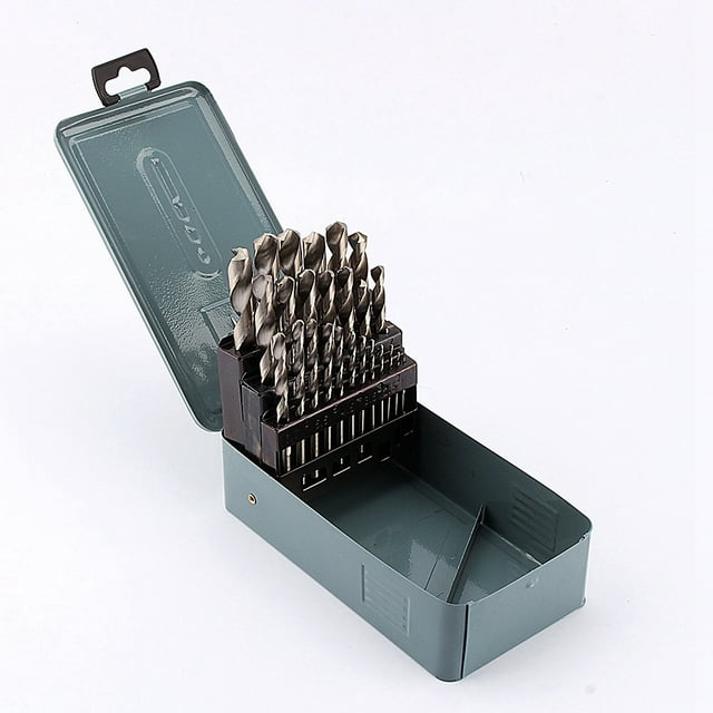 Juego de brocas de Metal HSS de alta calidad, 25 uds., herramienta de broca de 1-13mm, nuevo