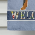thumbnail image 4 of Carolines Treasures CK3672CHF Prague Ratter Welcome Flag Canvas House Size  Large multicolor, 4 of 4