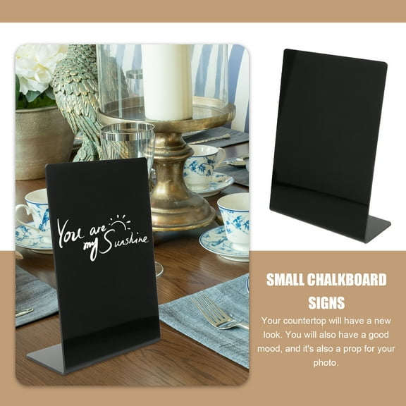 Baluue Rectangle Acrylic Chalkboard for DIY Messages and Event Signage