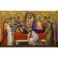 thumbnail image 2 of Gherardo Starnina 24x17 Black Ornate Framed Double Matted Museum Art Print Titled: The Death of the Virgin (1405-10), 2 of 5
