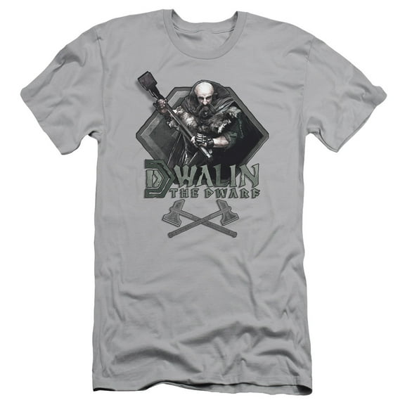 The Hobbit Dwalin S/S Adult 30/1 T-Shirt Silver