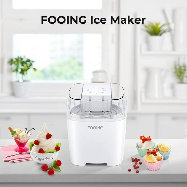 1.5-Quart Electric Ice Cream Maker,Churner does all the mixing