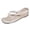 Silver, variant on Womens Wedge Flip Flops Backless Dressy Sandals 2026 Stylish Casual Leopard Leather Square Toe Slip on Dress High Heels Slides for Ladies Summer Wine Size 9