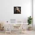 thumbnail image 3 of Stupell Industries Southern Cowboy Manatee Animals & Insects Painting Gray Floater Framed Canvas Art Print Wall Art, 25 x 25, 3 of 10