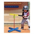 thumbnail image 2 of Bate De BéIsbol Con Pelota De 64 Cm, Divertido Juego Para NiñOs Y Adultos, Bate De BéIsbol Ligero Con Pelota De Entrenamiento, Color Amarillo, 2 of 5