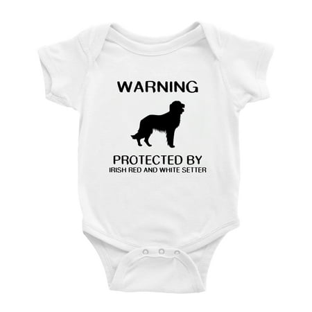 

Warning: Protected by A Irish Red And White Setter Dog Funny Baby Bodysuits (White 3-6 Months)