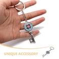 thumbnail image 2 of 2 llaveros con medallas de San Benito, colgante con forma de llave, llavero con cruz protectora, adorno religioso católico para mochila y bolso., 2 of 6