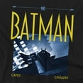 thumbnail image 2 of Batman: Caped Crusader Shadow Block Unisex Adult Tall T Shirt (2X-Large) Black, 2 of 4