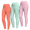 Set-2, variant on Girls Leggings with Pockets, 3 Pack, High Waisted Full Length Yoga Pants for Dance, Gymnastics & Activewear, Ages 3-16
