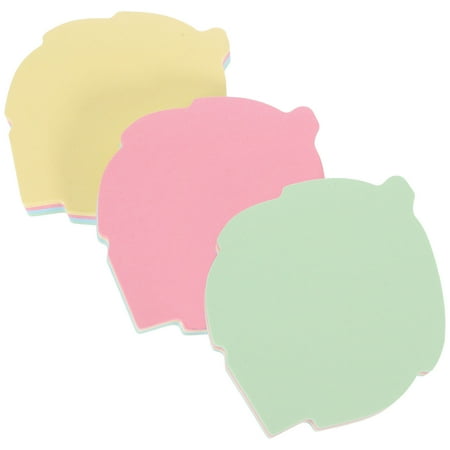 HAKIDZEL 10 Bags Assorted Color Leaf Shape Self-Adhesive Note Stickers for Memo Notes Office Use