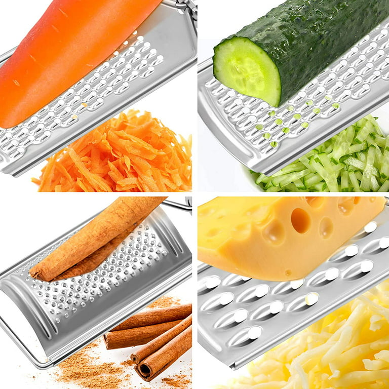 Zekpro Parmesan Cheese Grater and Lemon Zester, Stainless Steel Razor –  BargzNY