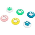 thumbnail image 1 of Joystick Caps Compatible with Nintendo Switch / Switch Lite Controller, 6 Pieces Silicone Thumbstick Cap Thumb Grip Cover With Cat Claw Pattern, Switch Accessories for Joy-Con Controllers, 1 of 6