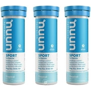 (8 Pack) Nuun Active: Tropical Fruit Electrolyte Enhanced Drink Tabs (3 Tubes of 10 Tabs)