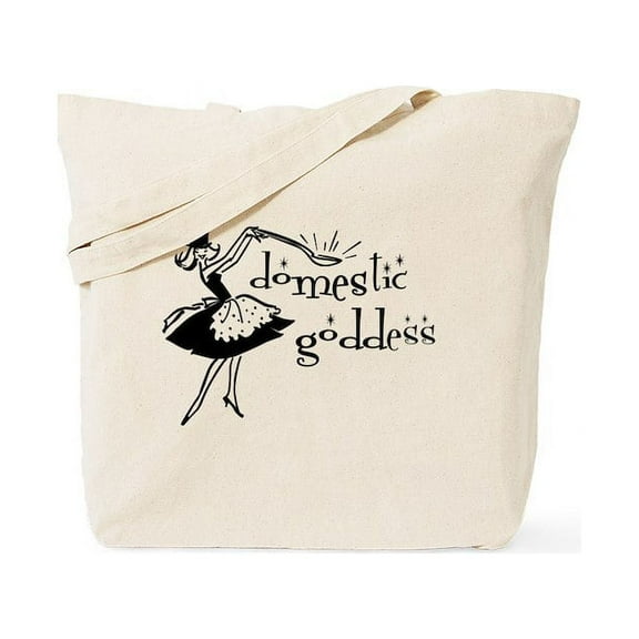 CafePress - Domestic Goddess Tote Bag - Unisex Canvas Tote Bag, Beige, 1-Piece