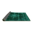 thumbnail image 2 of Ahgly Company Indoor Rectangle Abstract Turquoise Blue Modern Area Rugs, 7' x 10', 2 of 4