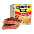 thumbnail image 2 of Maruchan Beef Instant Lunch Ramen Noodles, 2.25 oz Cup (12 Pack), 2 of 7