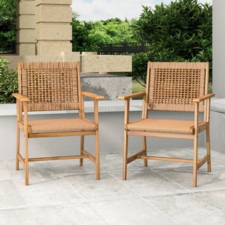 Safavieh Modern Rattan Salcha Outdoor French Bistro Side Chair