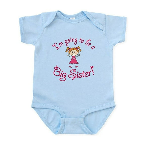 CafePress - Im Going To Be A Big Sister! Body Suit - Baby Light Bodysuit, Size Newborn - 24 Months