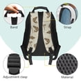 thumbnail image 4 of Yspwyqan Girls Backpack 8-12 Years Old, Camo Bass Fish Bow 17" Large Capacity Bookbag with Front Pocket, Side Pockets, Fits 15.6 Laptop for Middle School, 4 of 7
