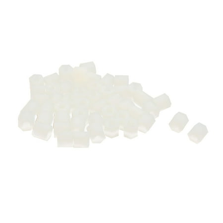 

Uxcell 50 Pieces M3 x 6mm Nylon Hexagonal Threaded Spacer Support for PCB Board