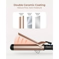 thumbnail image 3 of 1 1/2 inch Curling Iron for Long Hair,Extra Large Barrel Hair Curling Iron with Ceramic Tourmaline,Dual Voltege,11 Temps, 3 of 8