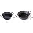 thumbnail image 2 of Frying Pot Tempura Fryer Pan Deep Fryers with Oil Drain Rack Fried Chicken Cooking Tools(B1 20CM), 2 of 7