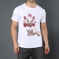 thumbnail image 2 of Men's Graphic TeeCat (15) Letter Print T-Shirts Round Neck Short Sleeves Sizes XS-5XL Summer Daily Casual Tops, 2 of 5