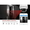 thumbnail image 6 of Anpviz 5MP IP POE PTZ Camera Dome 4X Zoom Outdoor Security Camera Two-Way Audio Built-in Mic Speaker 30m IP66 Motion Detection, 6 of 6