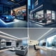 thumbnail image 5 of Tira LED BENLUN Blanco Frio Adhesiva 24V Impermeable 20 Metros 6000K para Habitacion y Cocina, 5 of 8