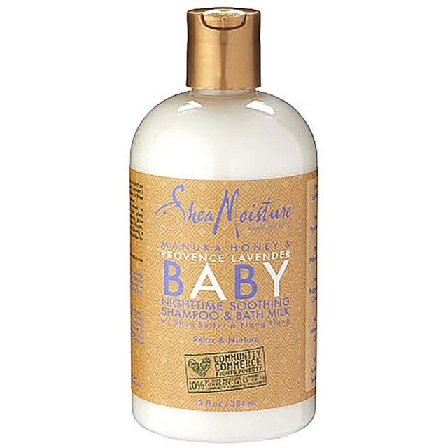 Shea Moisture Baby Nighttime Soothing Shampoo Bath Milk 13 oz (Pack