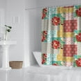 thumbnail image 3 of Waterproof Pioneer Shower Curtain 72x84 Inch Polyester Unique Cute Floral Shower Curtain for Bathroom Hotel Home Decor with 12 Plastic Hooks, 3 of 5