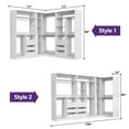 thumbnail image 3 of Homieasy 6-9 FT Closet System with Corner, Walk in Closet System with 6 Drawers, 6 Hanging Rods, and Open Storage Shelves, L-Shaped Heavy Duty Wardrobe Closet for Bedroom/Closet/Apartment, White, 3 of 8