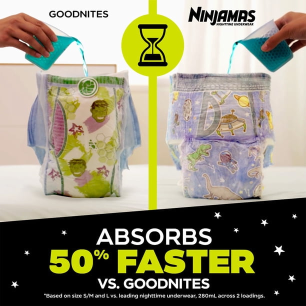 Ninjamas Boys Nightwear 68ct | Quick - Walmart Business Supplies
