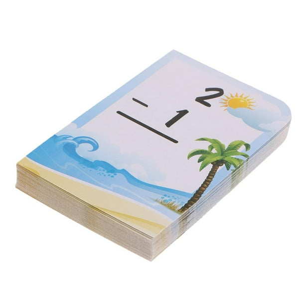 36 tarjetas didácticas de matemáticas para primaria (de preescolar a tercer grado): resta. Sustracción